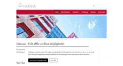 Desktop Screenshot of hansan.se