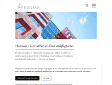 Tablet Screenshot of hansan.se